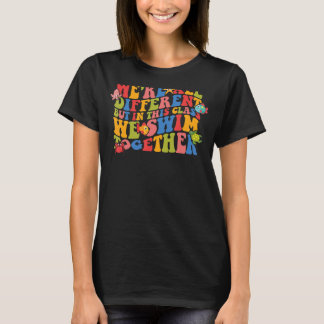 Camiseta Somos todos diferentes, mas nesta classe nós nos N