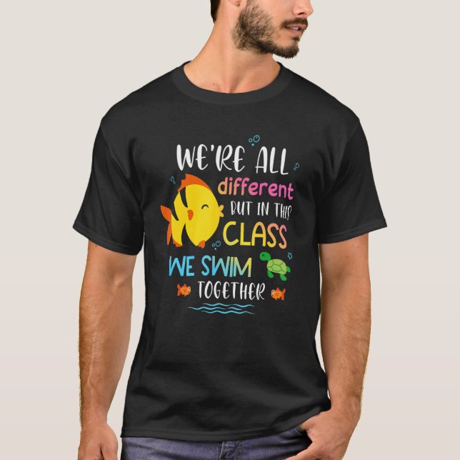 Camiseta Somos todos diferentes, mas nesta classe nós nos N (Frente)