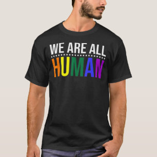 Camiseta Somos Todos Do Orgulho Humano Ally Rainbow Lgbt Fl