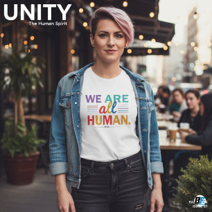 Camiseta Somos todos do orgulho LGBTQ humano