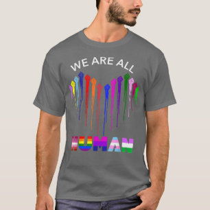 Camiseta Somos todos Gay de Sinalizador do Coração Ally LGB