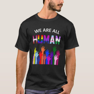 Camiseta Somos Todos Homens LGBT Orgulho dos Direitos dos H