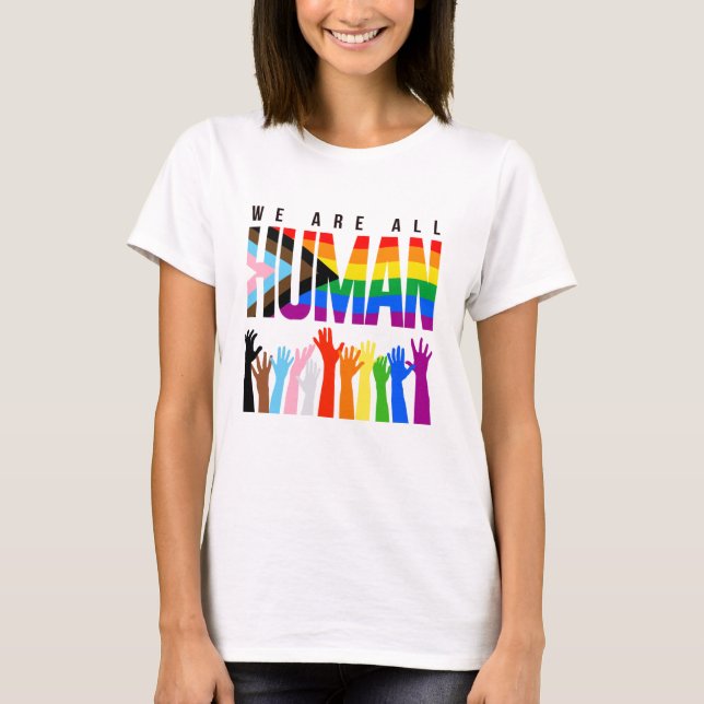 Camiseta Somos todos humanos (Frente)