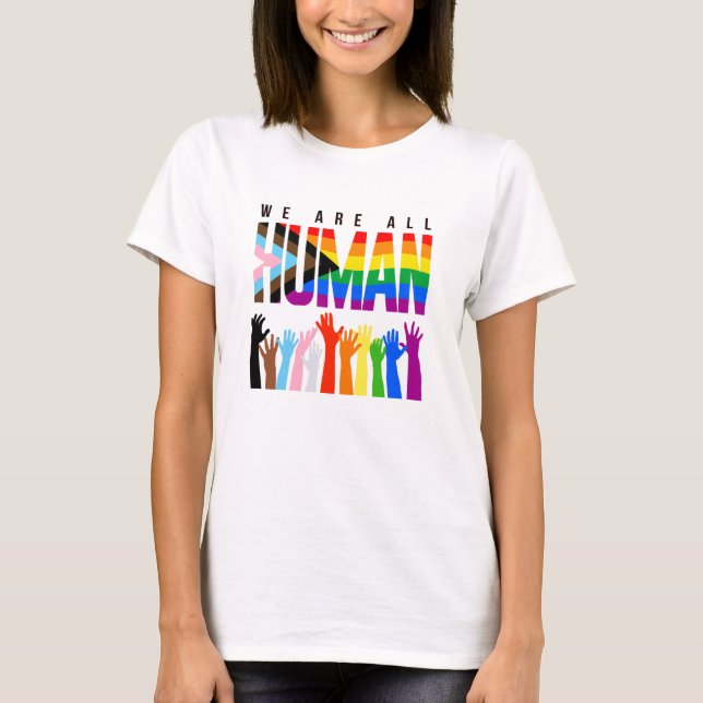 Camiseta Somos todos humanos (Frente)