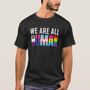 Camiseta Somos Todos Humanos Lgbt Lgbtq Gay Les Trans Kids