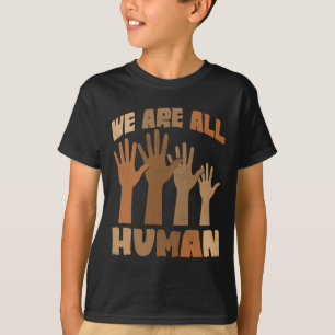 Camiseta Somos Todos Humanos Melanina História Negra Afro-A