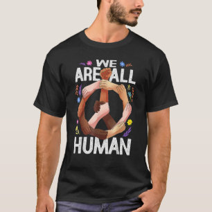 Camiseta Somos Todos Humanos Melanina Orgulho da História N