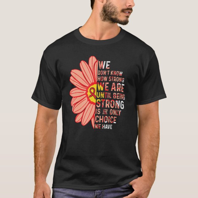 Camiseta Somos uma Friso Forte de Apoio à Consciência (Frente)