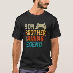 Camiseta Son Brother Gaming Legend Gamer Video Gamer Pc Ner