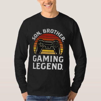 Camiseta Son Brother Gaming Legend Teenage Boy Gaming