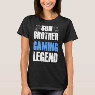 Camiseta Son Brother Gaming Legend Vídeo Gamer Humor Humor