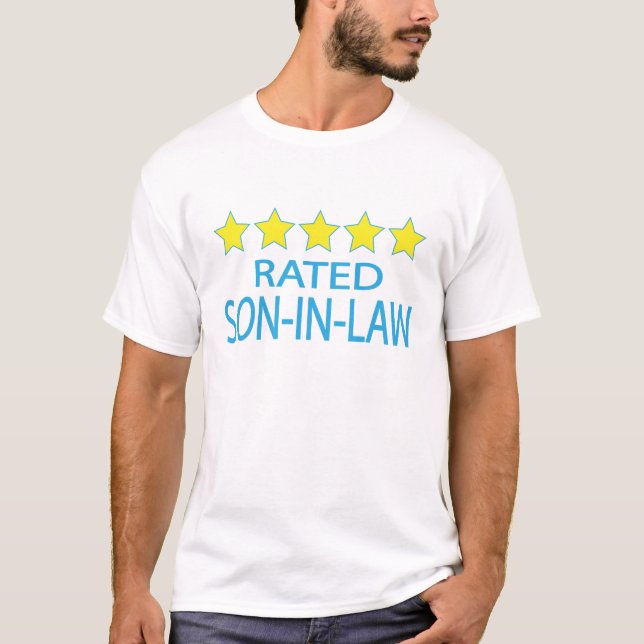 Camiseta Son-in-law de cinco estrelas (Frente)