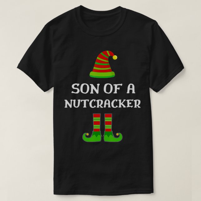 Camiseta Son Of A Nutcracker Funny Holiday  (Frente do Design)