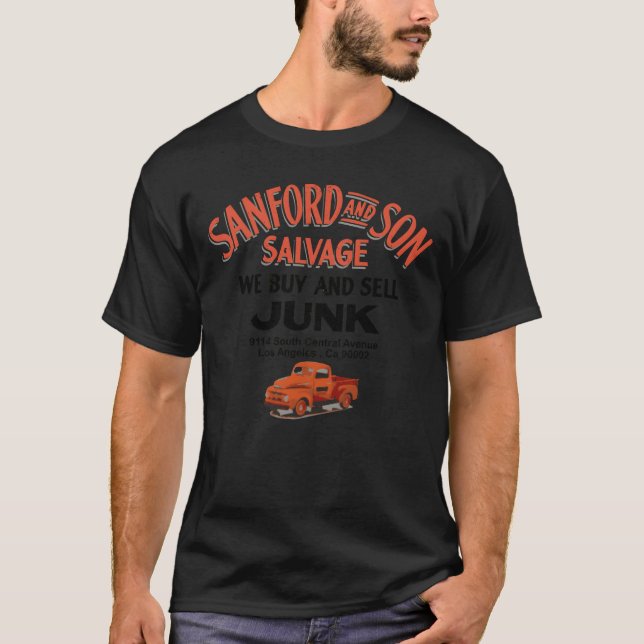 Camiseta Son of Sanford Salvage Sign boy (Frente)
