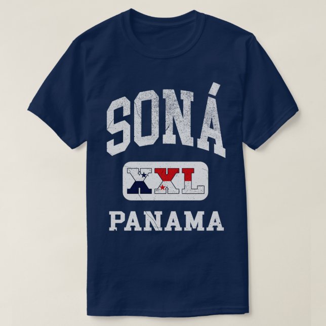 Camiseta Sona Panama XXL design atlético 1 (Frente do Design)