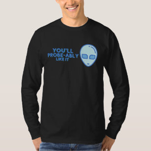 Camiseta Sonda de Abdução Alienígena ET trocadilho sujo
