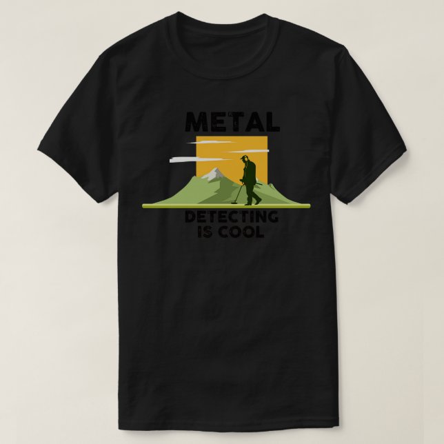 Camiseta Sondeln, Detector de Metais (Frente do Design)