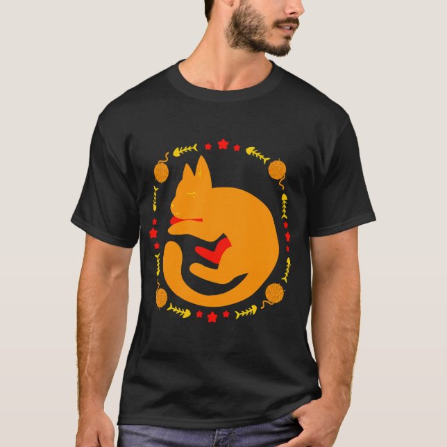 Camiseta Soneca de Gato (Frente)