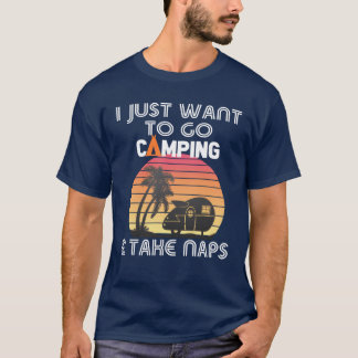 Camiseta Sonecas de acampamento engraçadas, amante de acamp
