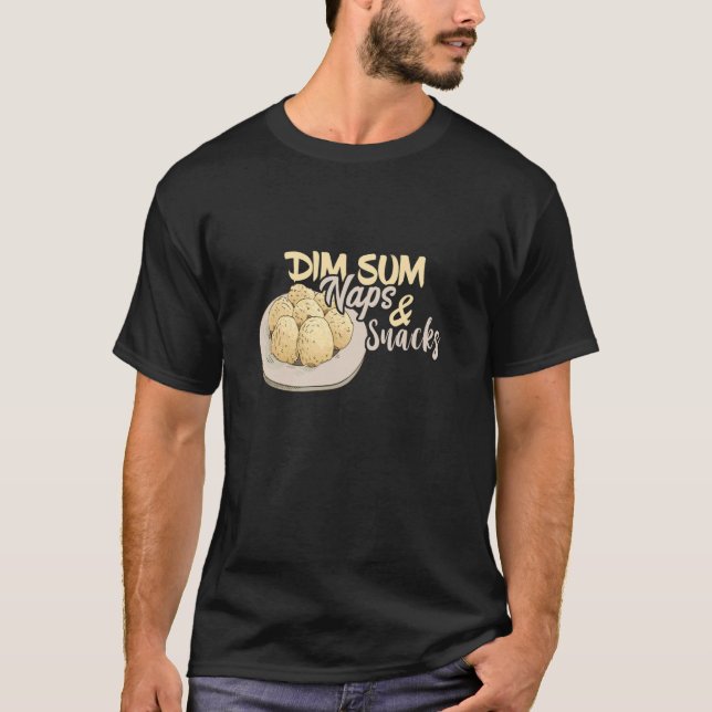 Camiseta Sonecas de Dim Sum e Lanches Comida Asiática Foodi (Frente)