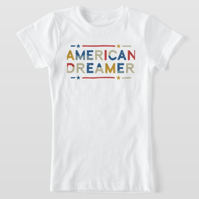 Camiseta sonhador americano (Postura )