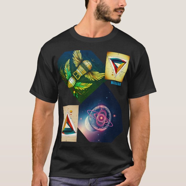 Camiseta "Sonhador Cósmico: Explore o Universo em Estilo" (Frente)