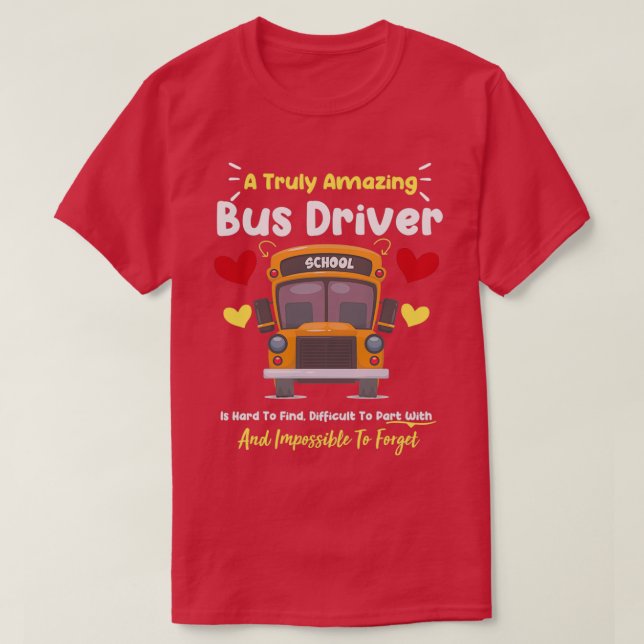 Camiseta sonhador de ônibus escolar 2 (Frente do Design)