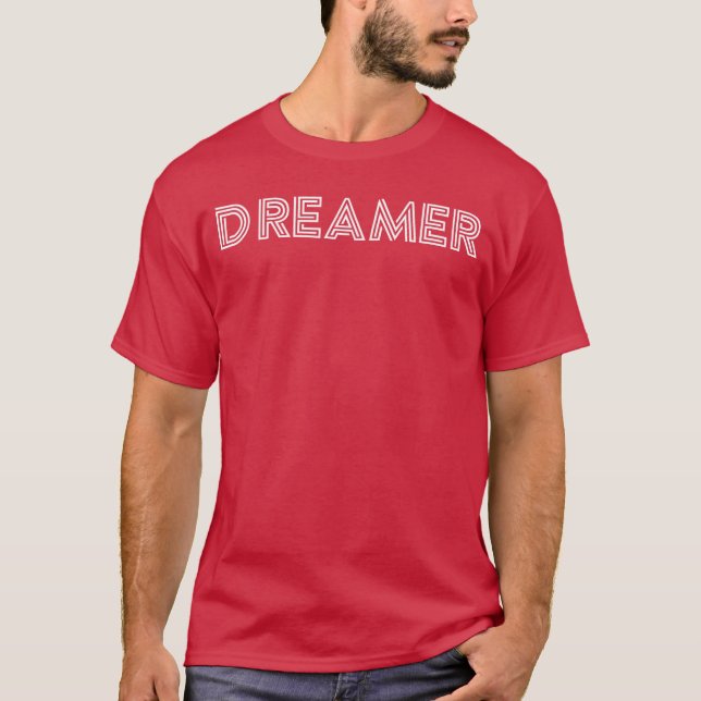 Camiseta Sonhador de Sonhos retrô (Frente)
