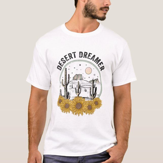 Camiseta Sonhador do deserto (Frente)