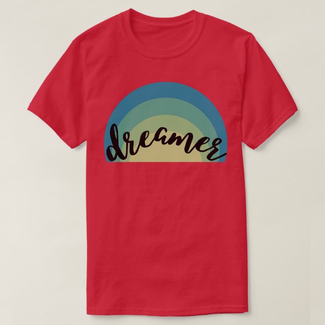 Camiseta sonhadora (Frente do Design)
