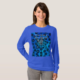 Camiseta Sonhando com flocos de neve!