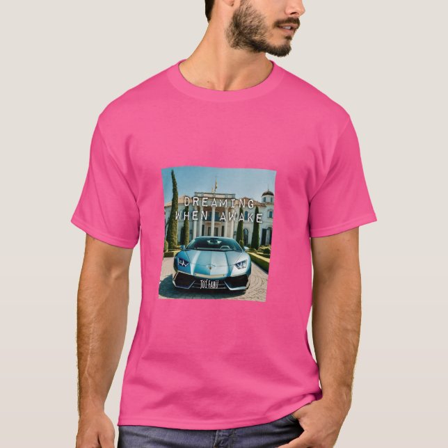 Camiseta Sonhando Com O Álbum Merch Sports Car Big Hou (Frente)