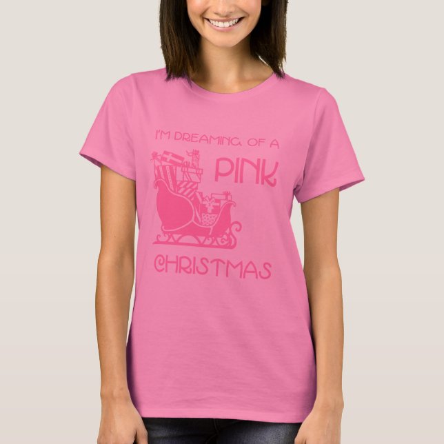 Camiseta Sonhando o rosa - t-shirt longo da Capa das (Frente)