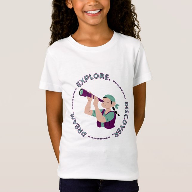 Camiseta Sonhe Explore Descubra  (Frente)