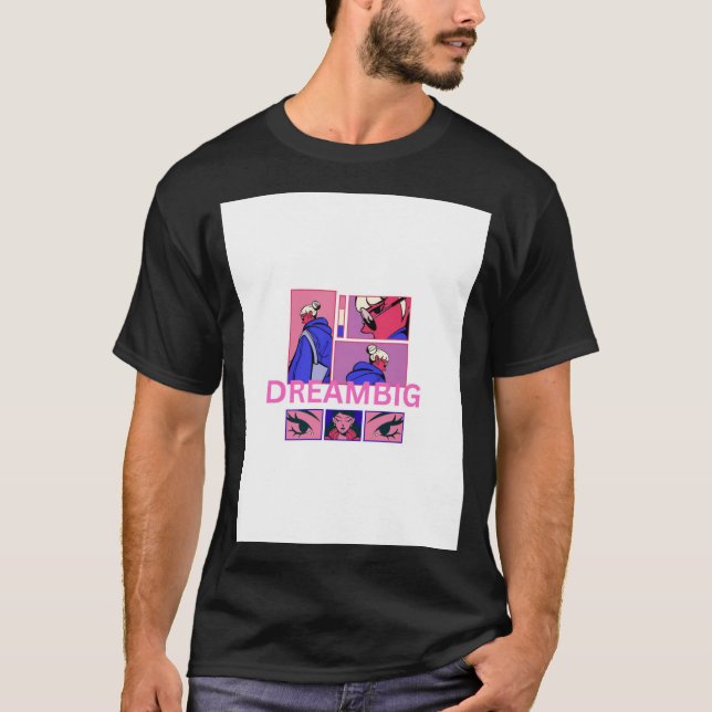 Camiseta sonhe grande diariamente (Frente)
