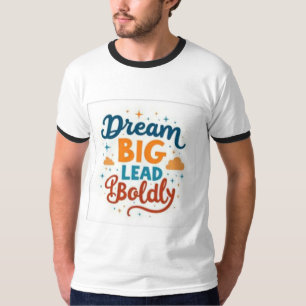 Camiseta Sonhe Grande, Lidere Bolsamente: Dedo de Empoderam