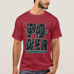 CAMISETA SONHE GRANDE / TRABALHE DURO