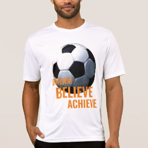 Camiseta Sonho Acredita Em Ganhar Futebol