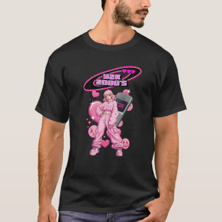 Camiseta Sonho Anime Y2K: 2000s Nostalgia Tee pink Edition