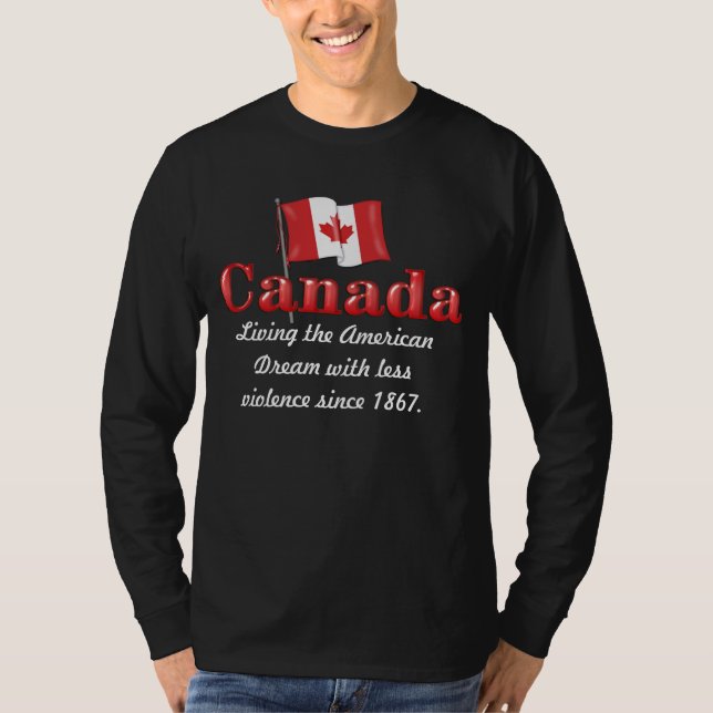 Camiseta Sonho canadense (Frente)