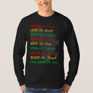 Camiseta Sonho Como Martin Black History Inspiração Men W