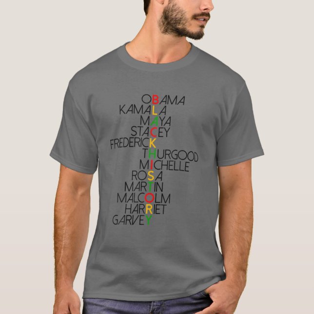 Camiseta Sonho Como Martin Lidera Como Harriet Black Histor (Frente)