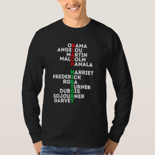 Camiseta Sonho Como Martin Lidera Como Harriet Black Histor