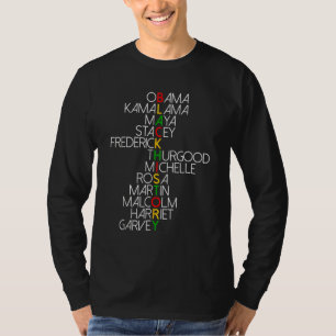 Camiseta Sonho Como Martin Lidera Como Harriet Black Histor