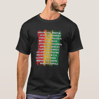 Camiseta Sonho Como Martin, Mês da História Negra