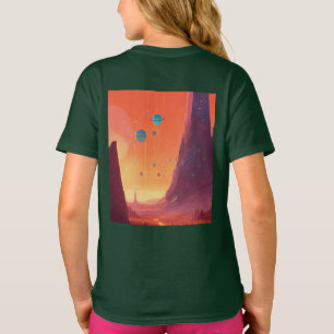 Camiseta Sonho Cósmico no Estilo Pixar