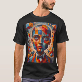 Camiseta Sonho Cubista: Uma Realidade Fragmentada da Crianç