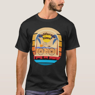 Camiseta Sonho da Califórnia Pôr do Sol & Palmeiras