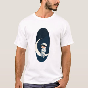 Camiseta Sonho de Astronauta ao Luar