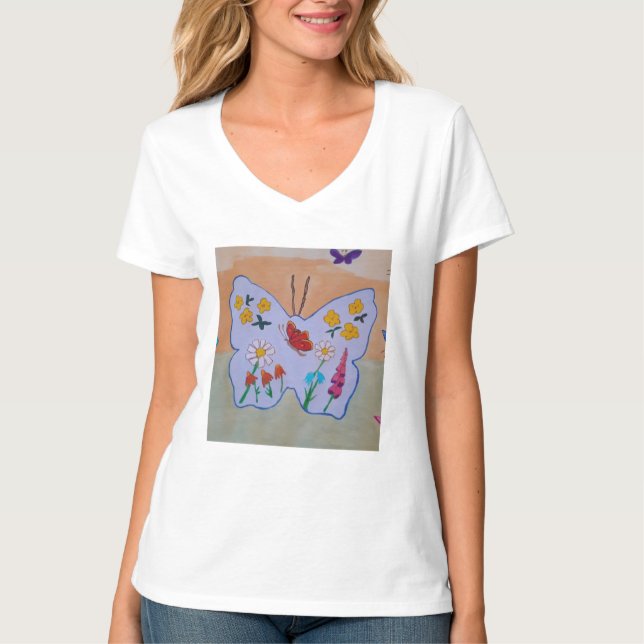Camiseta Sonho de borboleta (Frente)